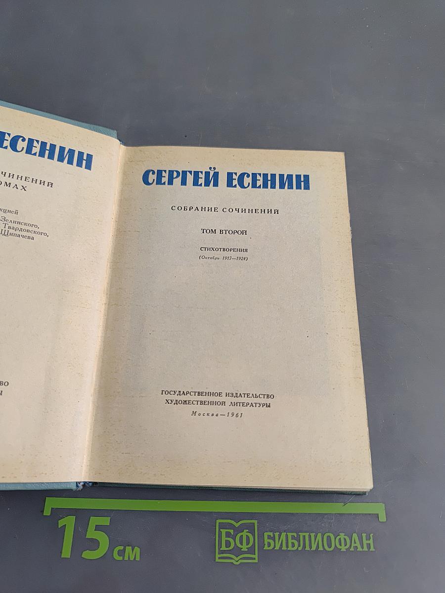 Собрание сочинений. Том второй. Стихотворения (Октябрь 1917-1924)