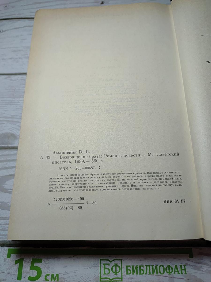 Возвращение брата