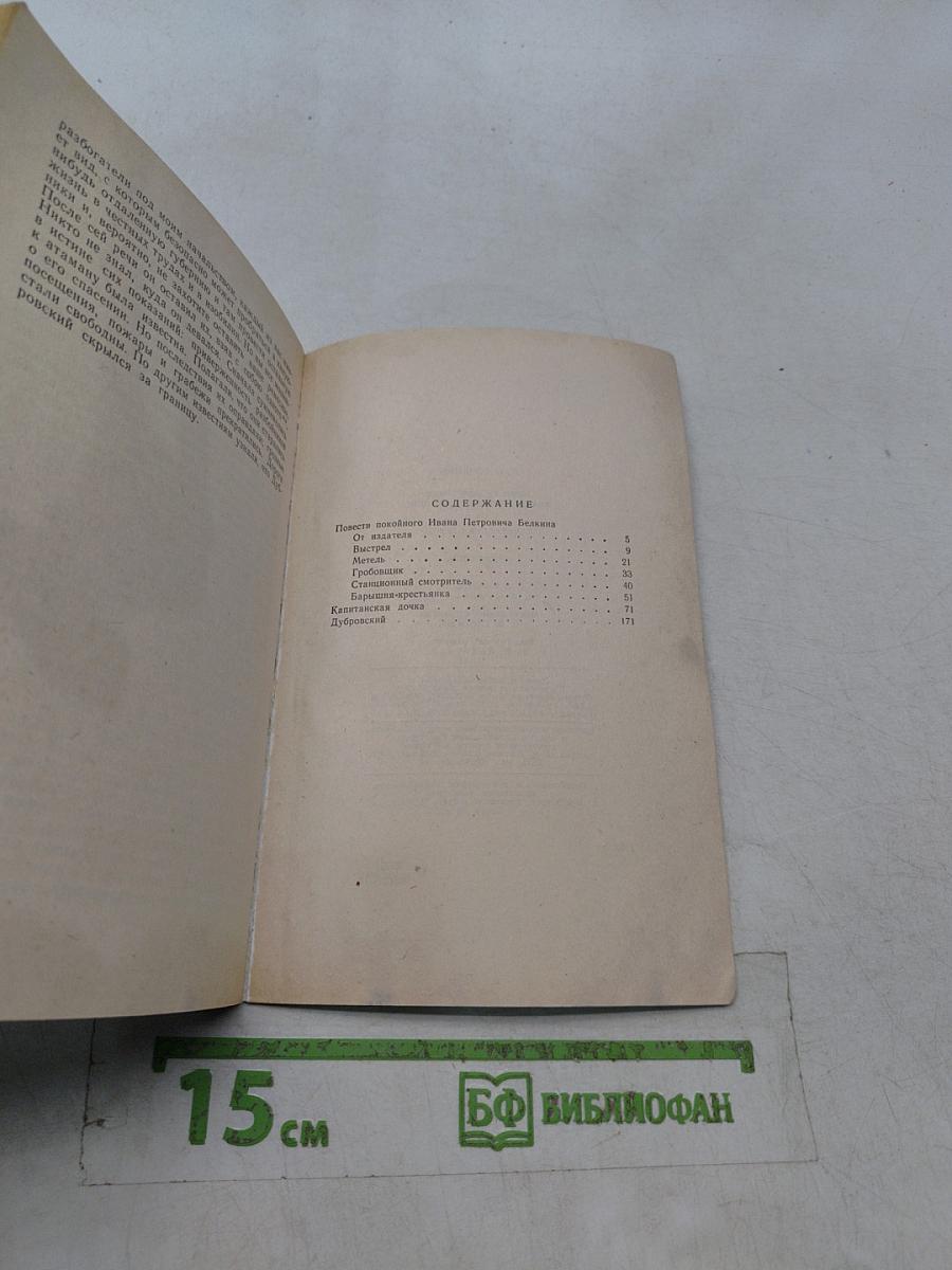 Повести покойного Ивана Петровича Белкина. Дубровский. Капитанская дочка