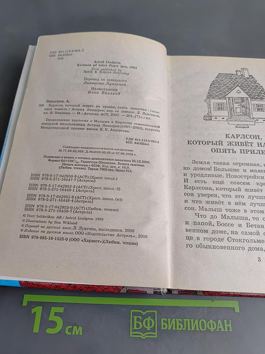Карлсон, который живёт на крыше, опять прилетел