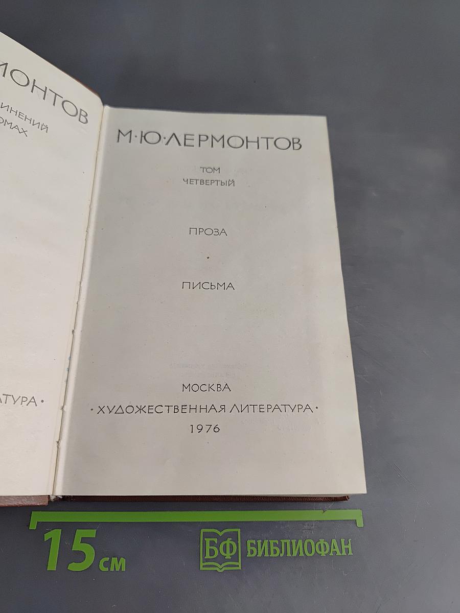 Собрание сочинений. Том 4. Проза. Письма