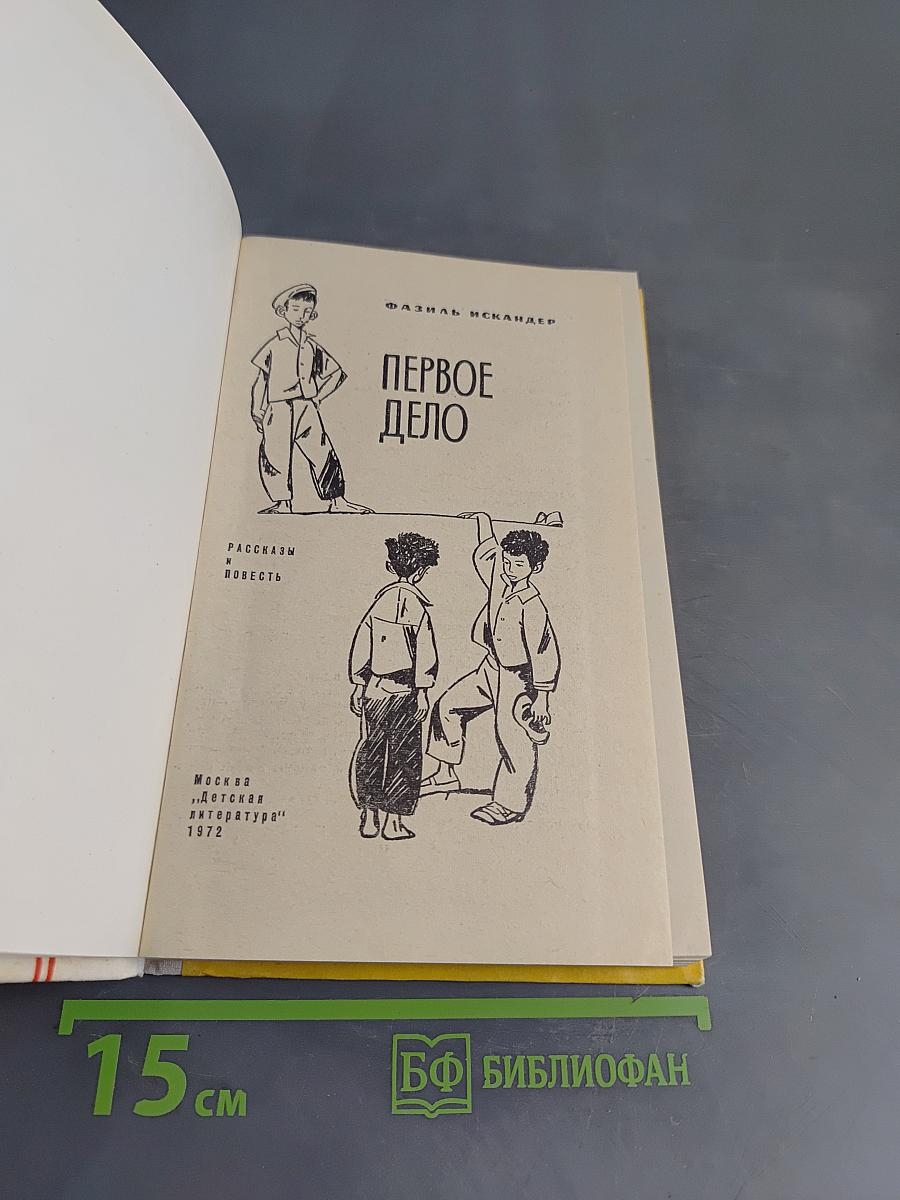 Первое дело
