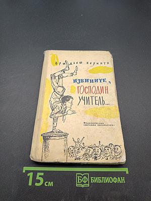 Извините, господин учитель...