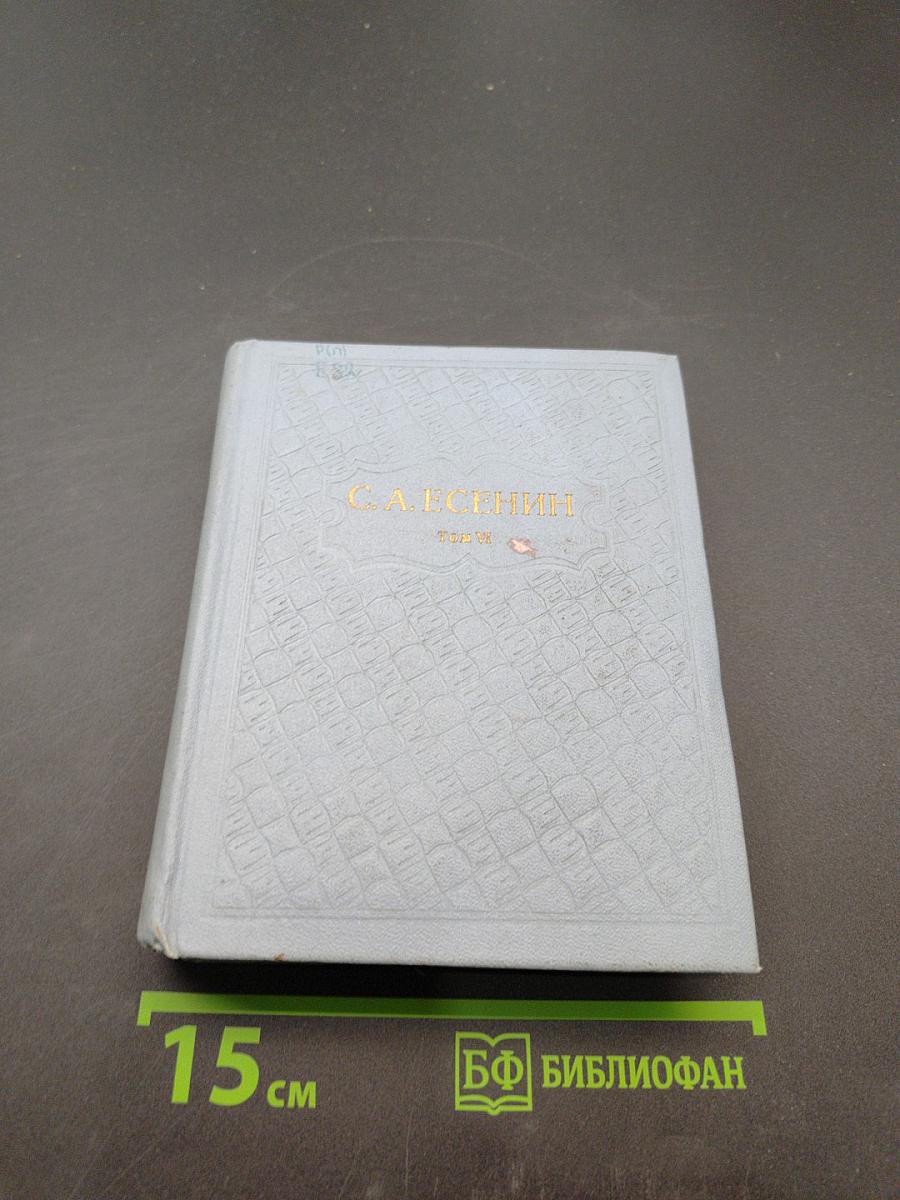 С.А. Есенин. Собрание сочинений. Том 6. Письма