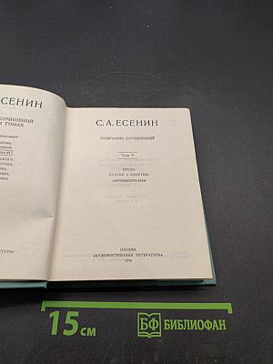 С.А. Есенин. Собрание сочинений. Том V