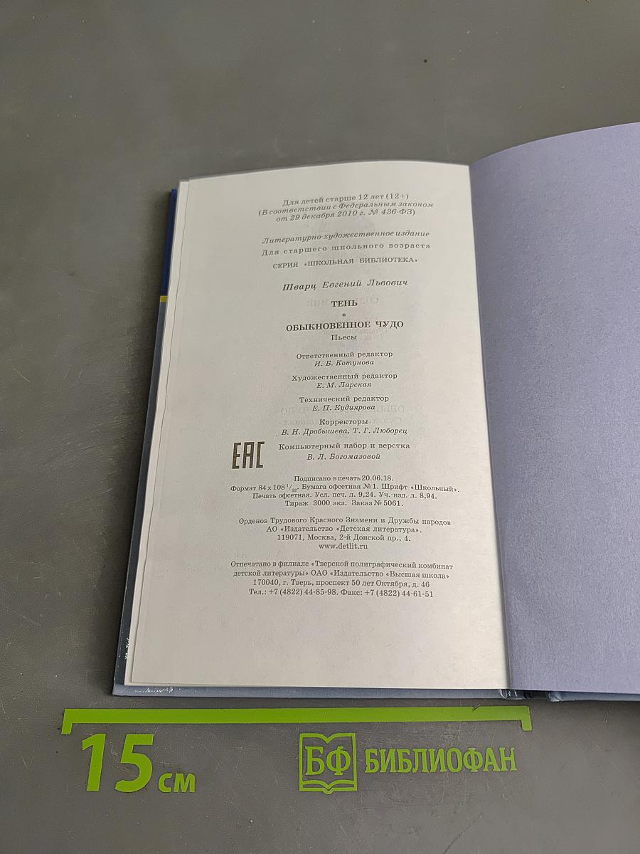 Тень. Обыкновенное чудо