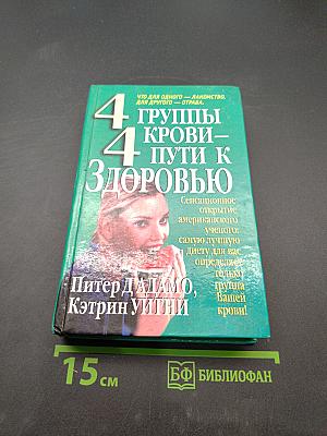4 группы крови – 4 пути к здоровью