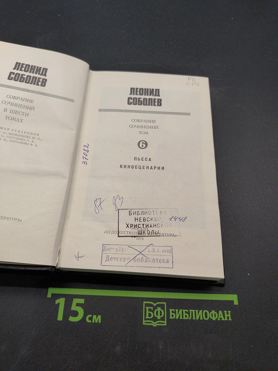 Собрание сочинений в шести томах. Том 6. Пьесы. Киносценарии