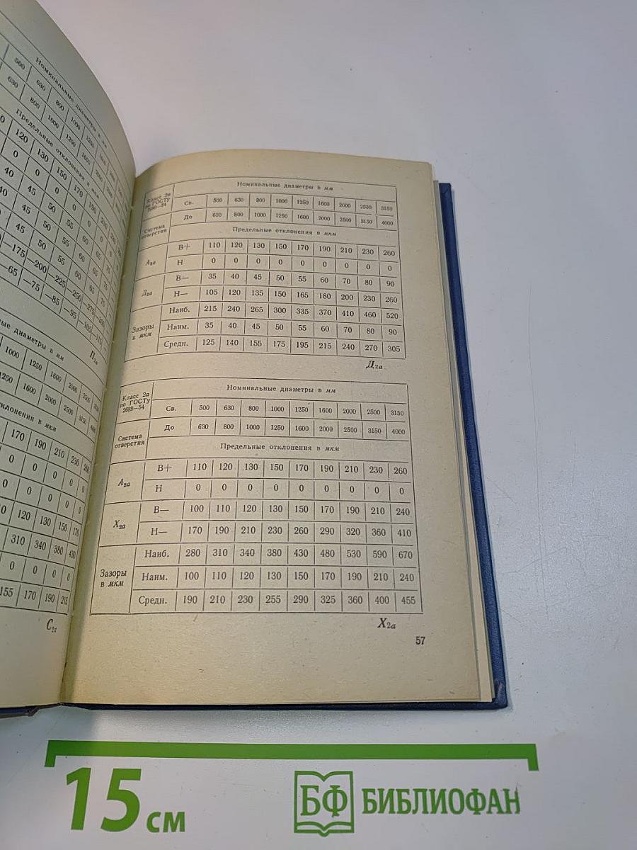 Справочник по допускам и посадкам