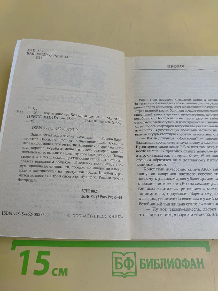 Я-вор в законе: Большой шмон