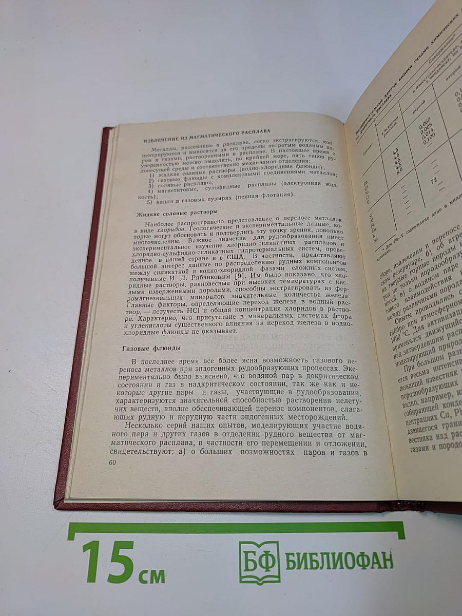 Образование рудных месторождений