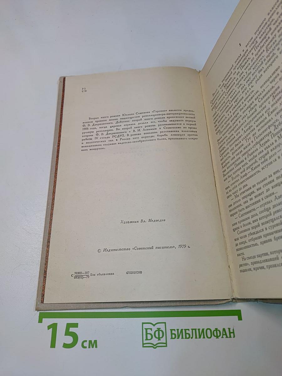 Горение. Роман-хроника. Книга вторая