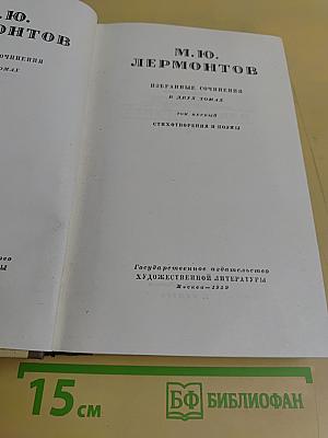 Избранные сочинения в двух томах. Том первый. Стихотворения и поэмы
