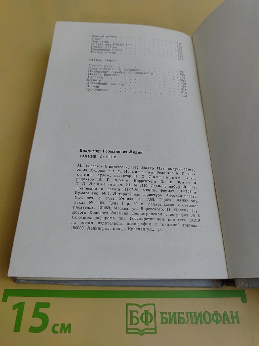 Таяние снегов