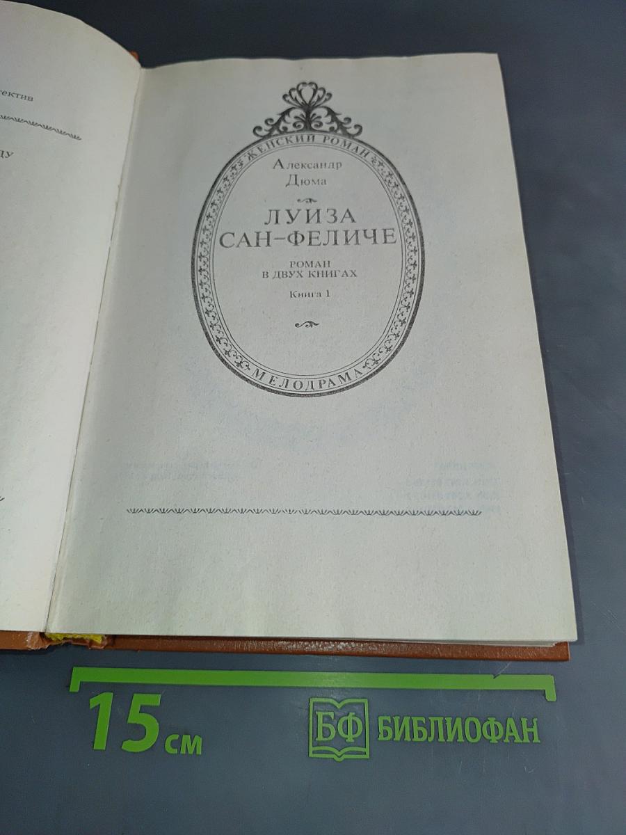 Луиза Сан-Феличе. Роман в двух книгах. Книга 1