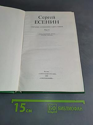Собрание сочинений в двух томах. Том 2. Стихотворения, проза, статьи, письма
