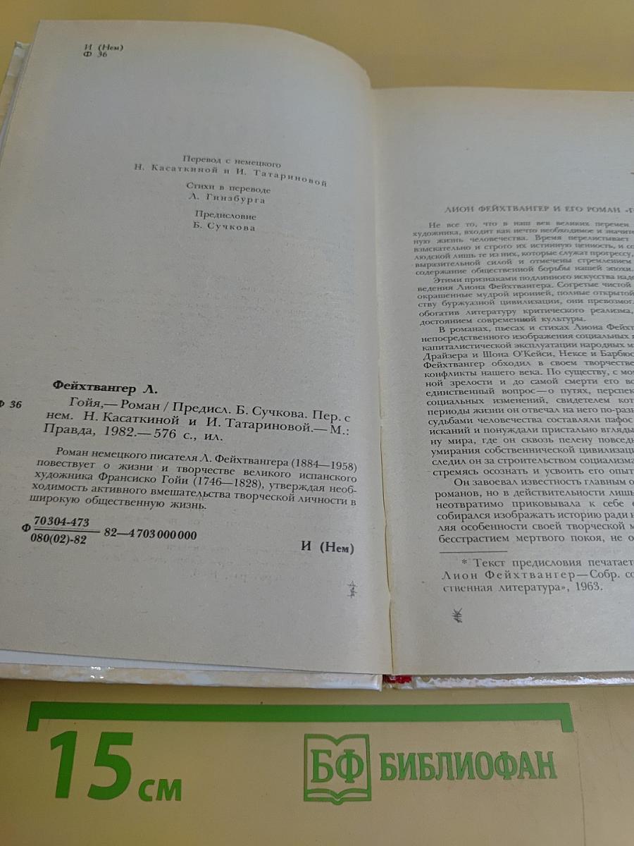 Гойя, или Тяжкий путь познания