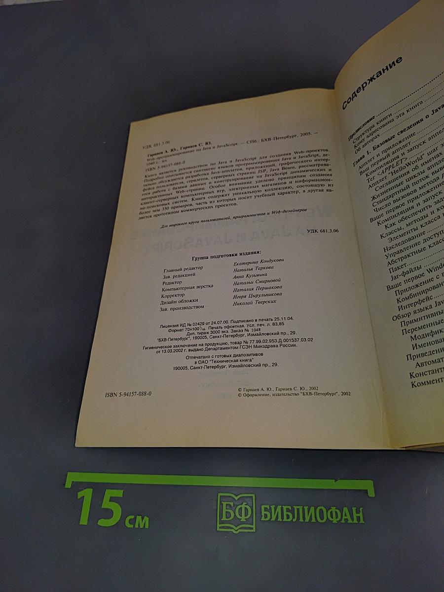 WEB-программирование на Java и JavaScript