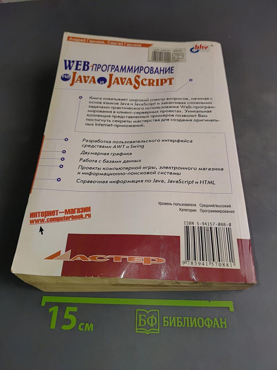 WEB-программирование на Java и JavaScript