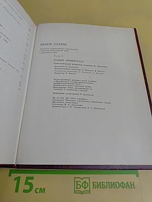 Подвиг Ленинграда. В 2-х т. Том 3. Венок славы. Антология художественных произведений о Великой Отечественной войне.