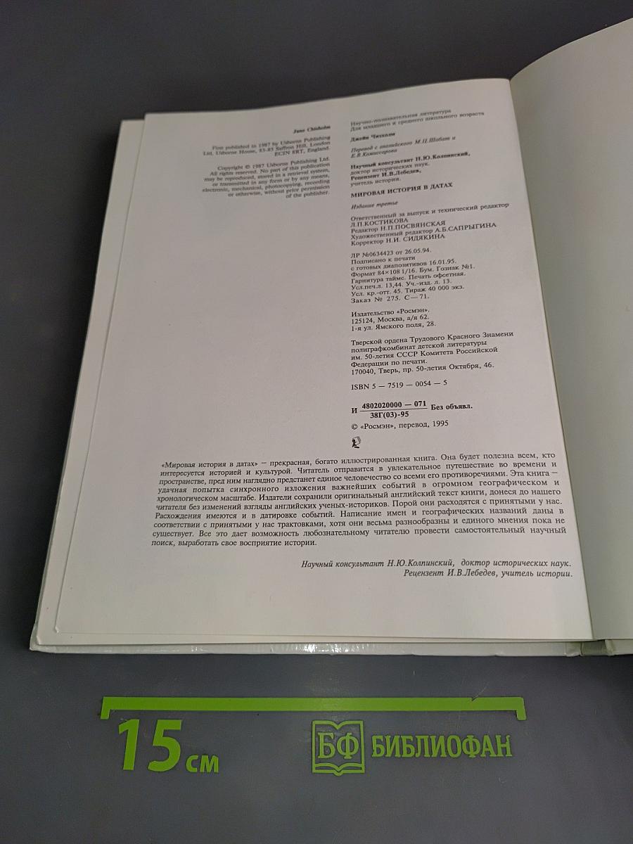 Мировая история в датах