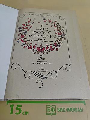 В мире русской литературы. Книга для внеклассного чтения. 6 класс