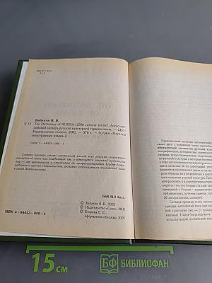 The Dictionary of Russia: Англо-английский словарь русской культурной терминологии