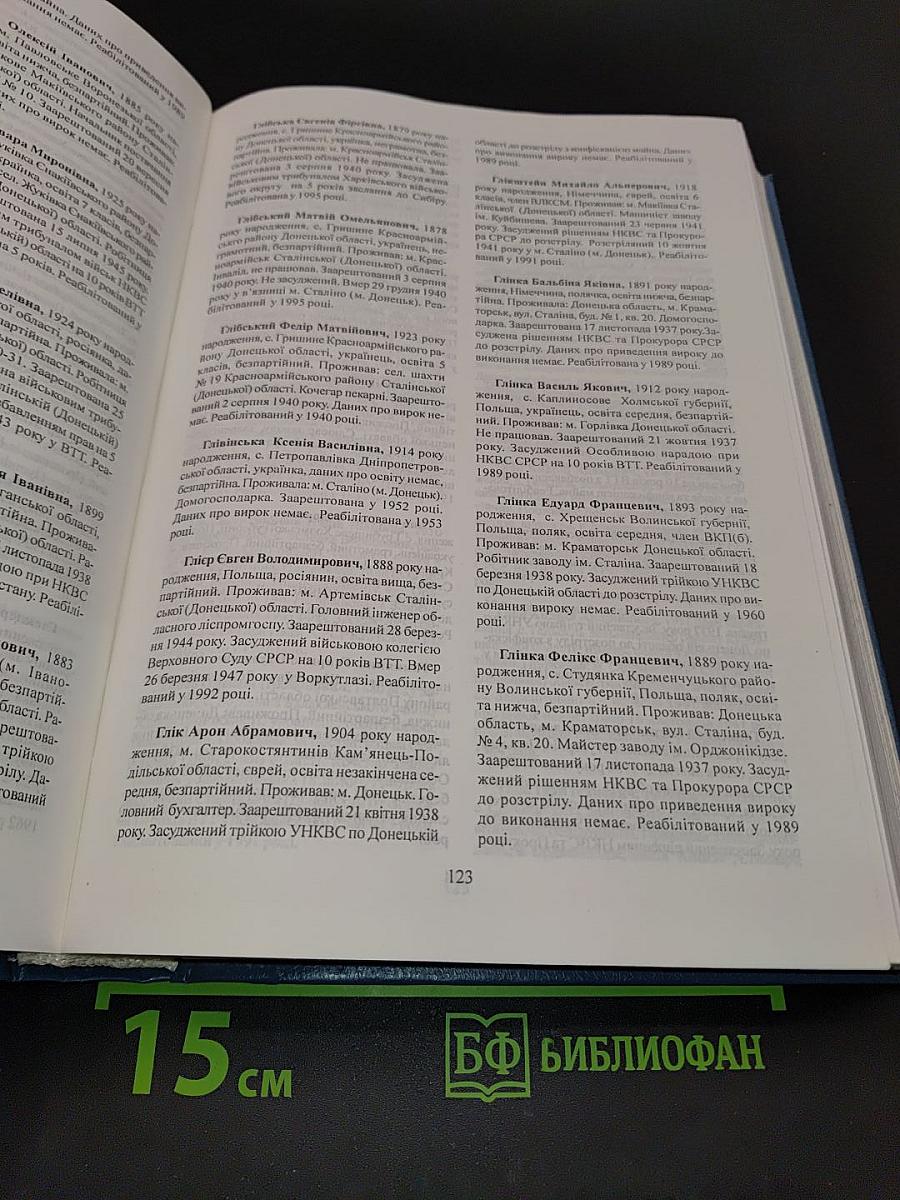 Реабілітовані історією. Донецька область. Книга третя