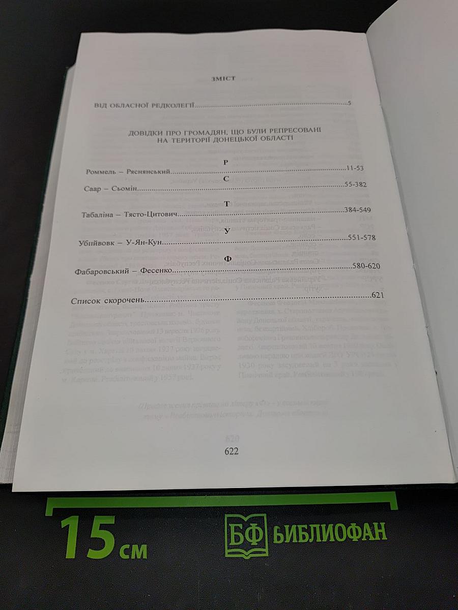 Реабілітовані історією. Донецька область. Книга сьома