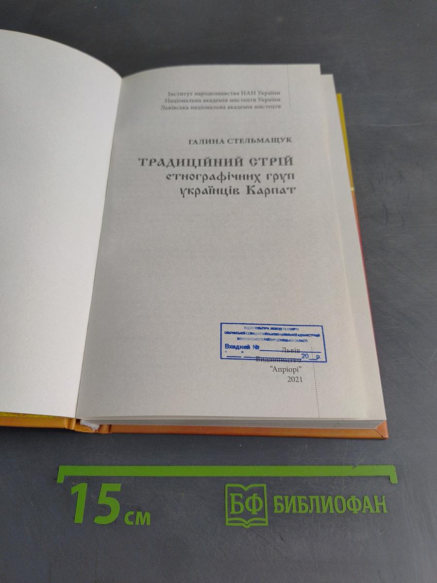 Традиційний стрій етнографічних груп українців Карпат