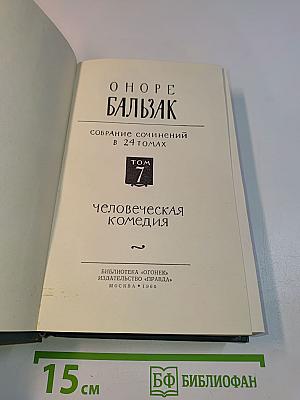 Человеческая комедия. Том 7
