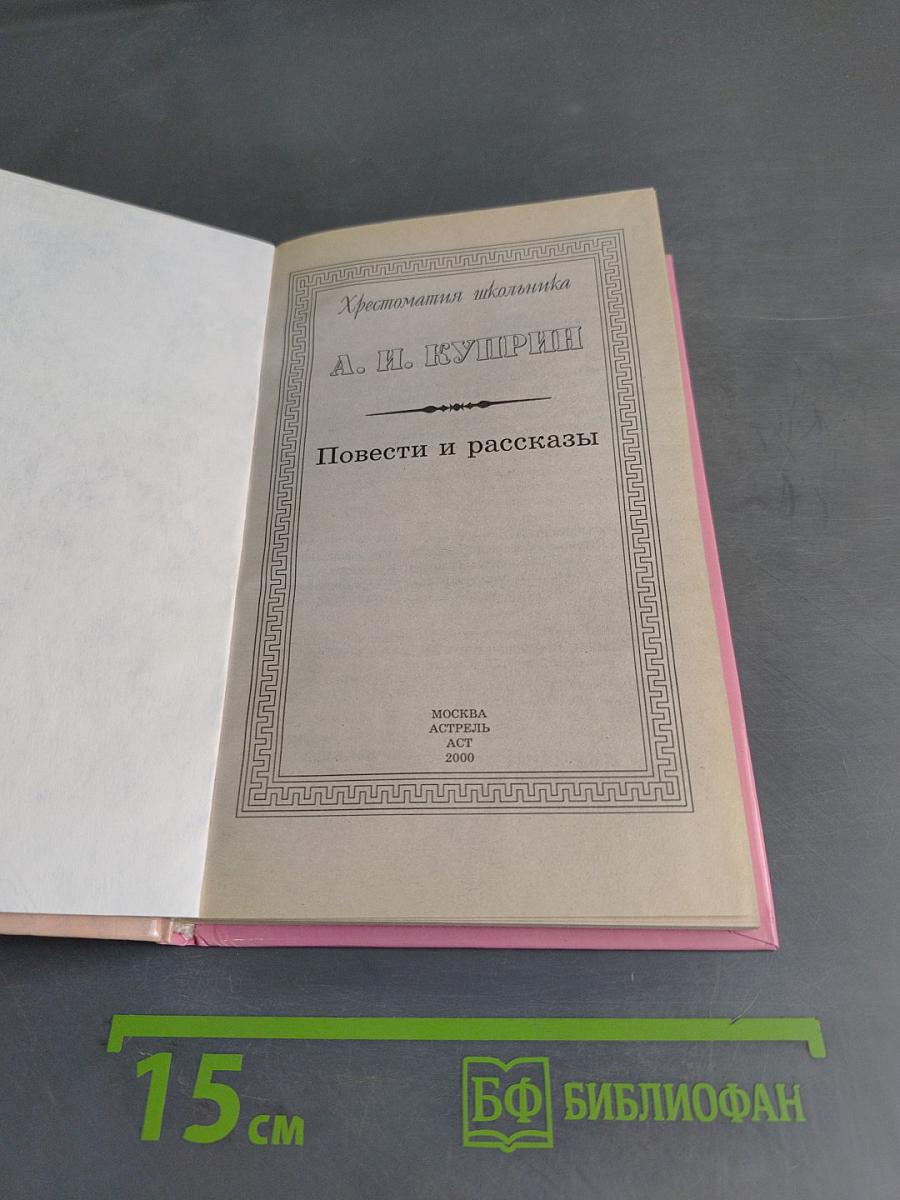 Хрестоматия школьника. Повести и рассказы
