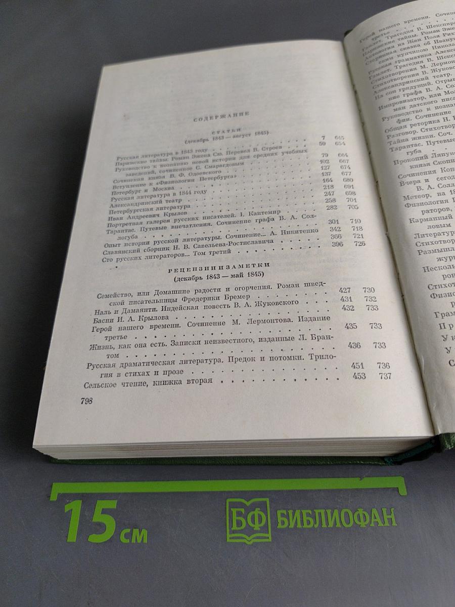 Собрание сочинений. Том седьмой. Статьи, рецензии и заметки (декабрь 1843 – август 1845)