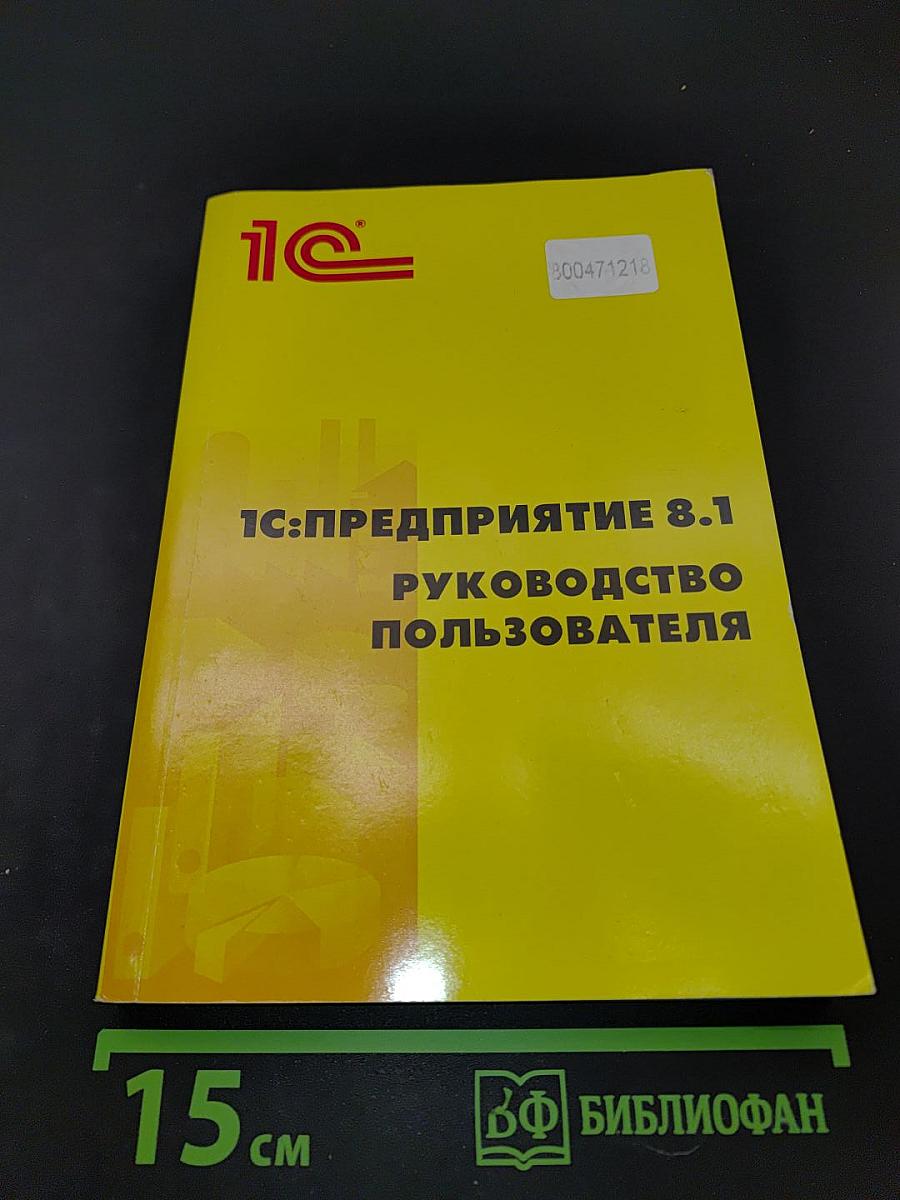 1С:Предприятие 8.1. Руководство пользователя