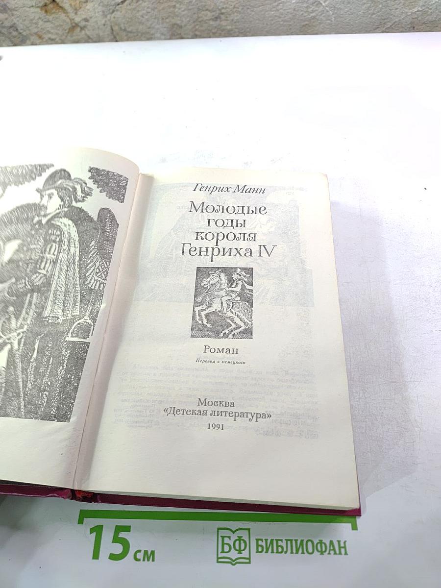 Молодые годы короля Генриха IV