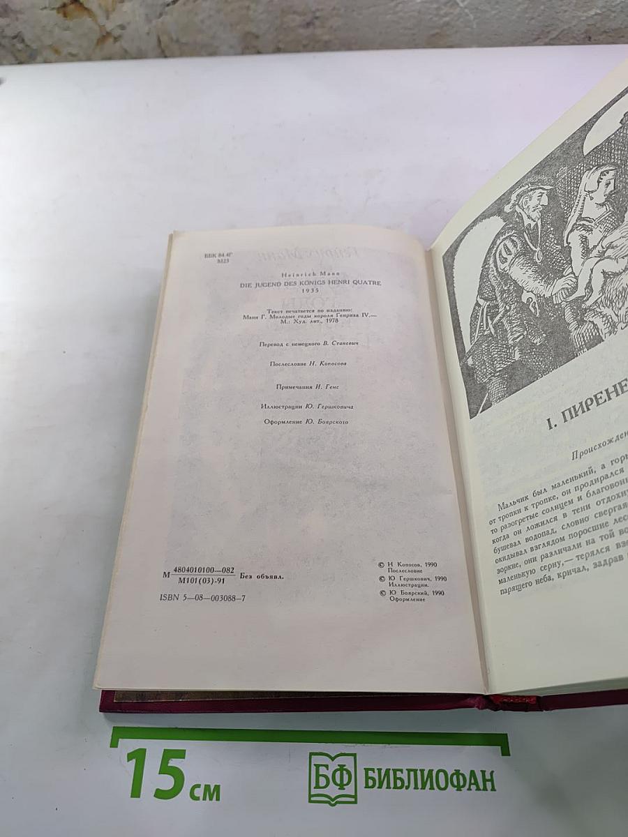 Молодые годы короля Генриха IV