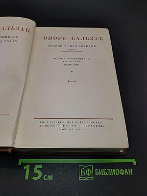 Человеческая комедия. Сцены парижской жизни. Том 10