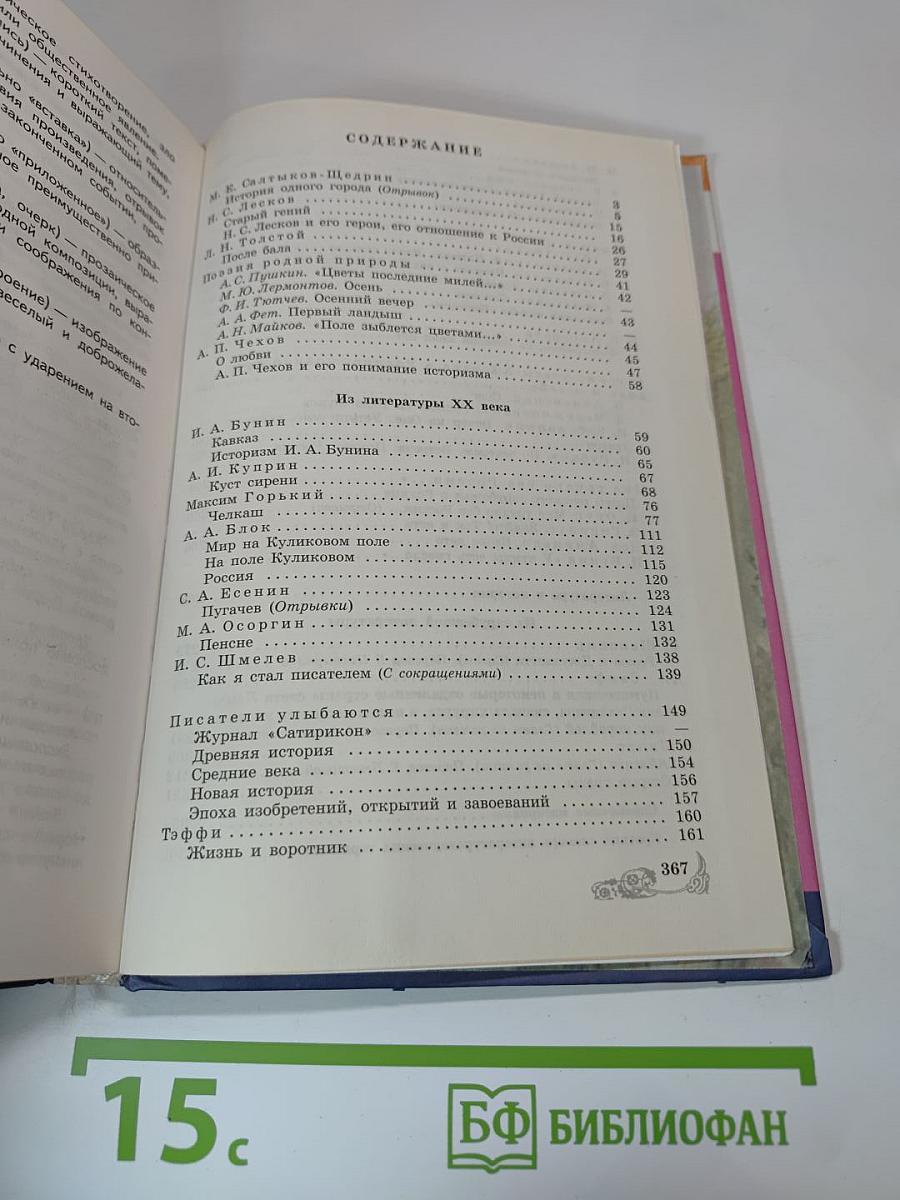 Литература 8 класс, Часть 2