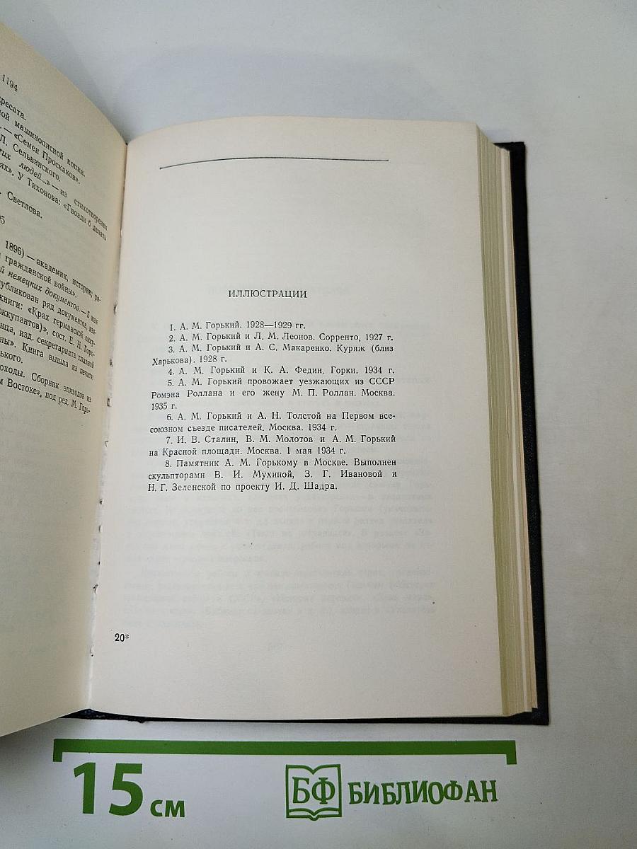 М. Горький. Собрание сочинений в тридцати томах. Письма 1927 г.