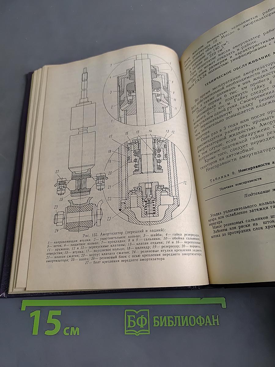 Автомобиль Волга ГАЗ-24. Конструктивные особенности, техническое обслуживание и текущий ремонт