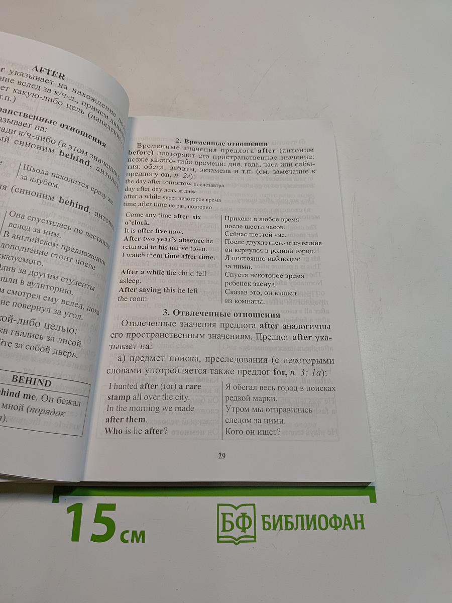 Предлоги английского языка. Справочное пособие