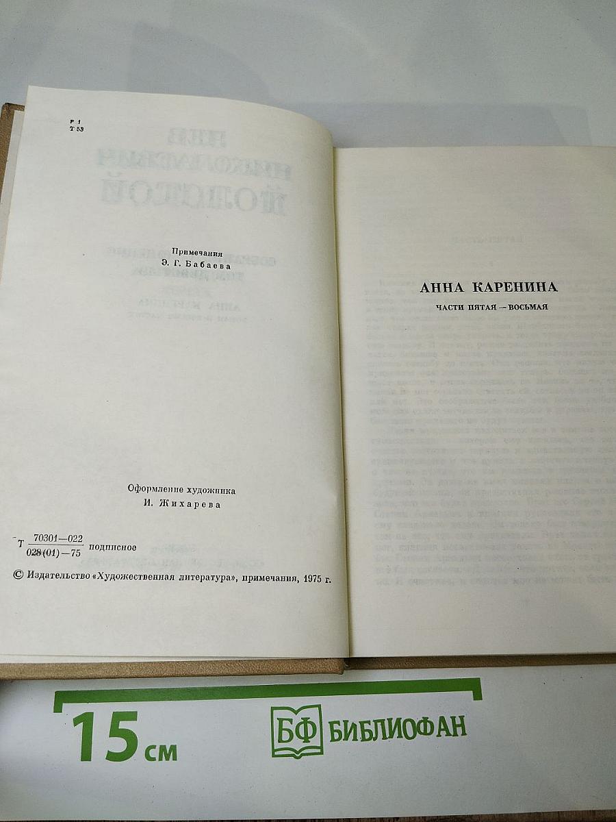 Собрание сочинений. Том девятый. Анна Каренина. Части пятая-восьмая