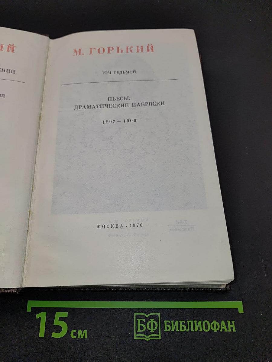 Пьесы. Драматические наброски. 1897-1906
