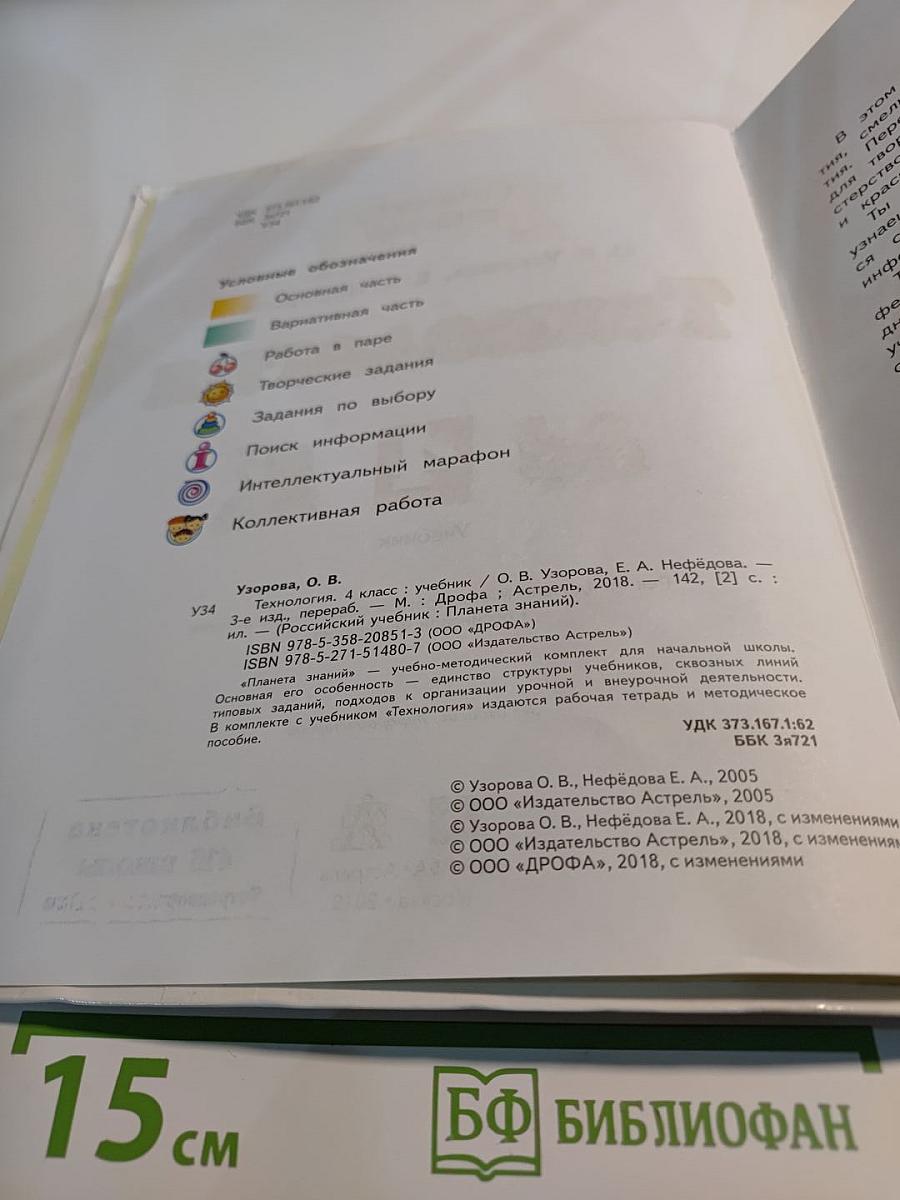 Технология 4 класс