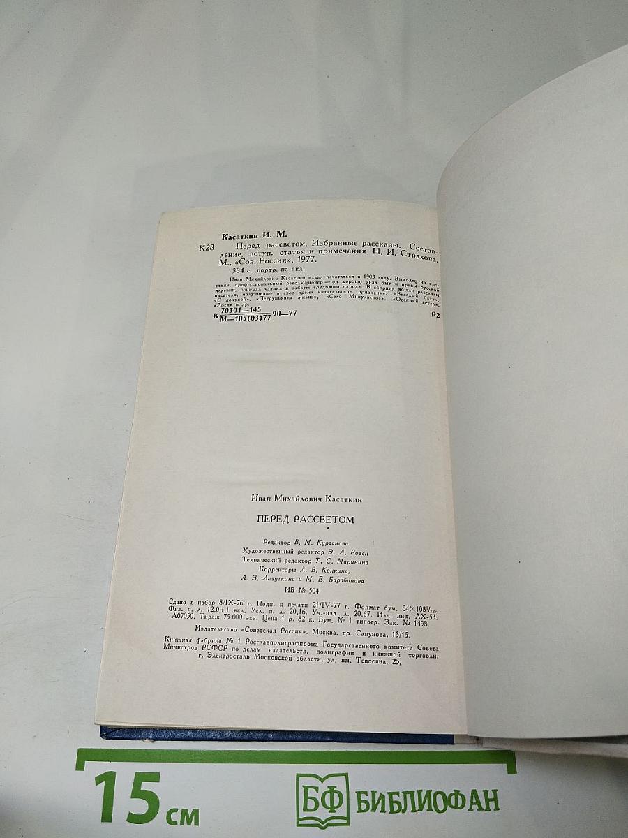 Перед рассветом