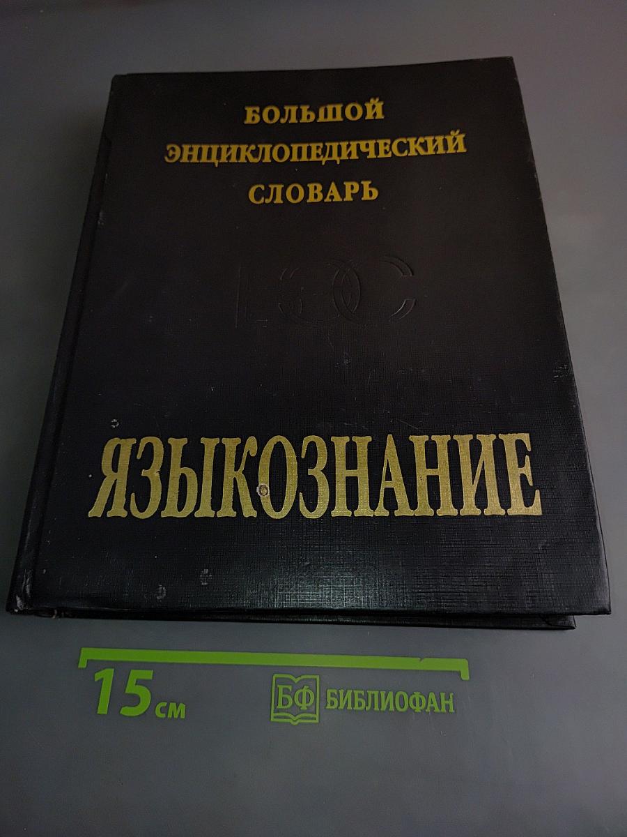 Большой энциклопедический словарь. Языкознание