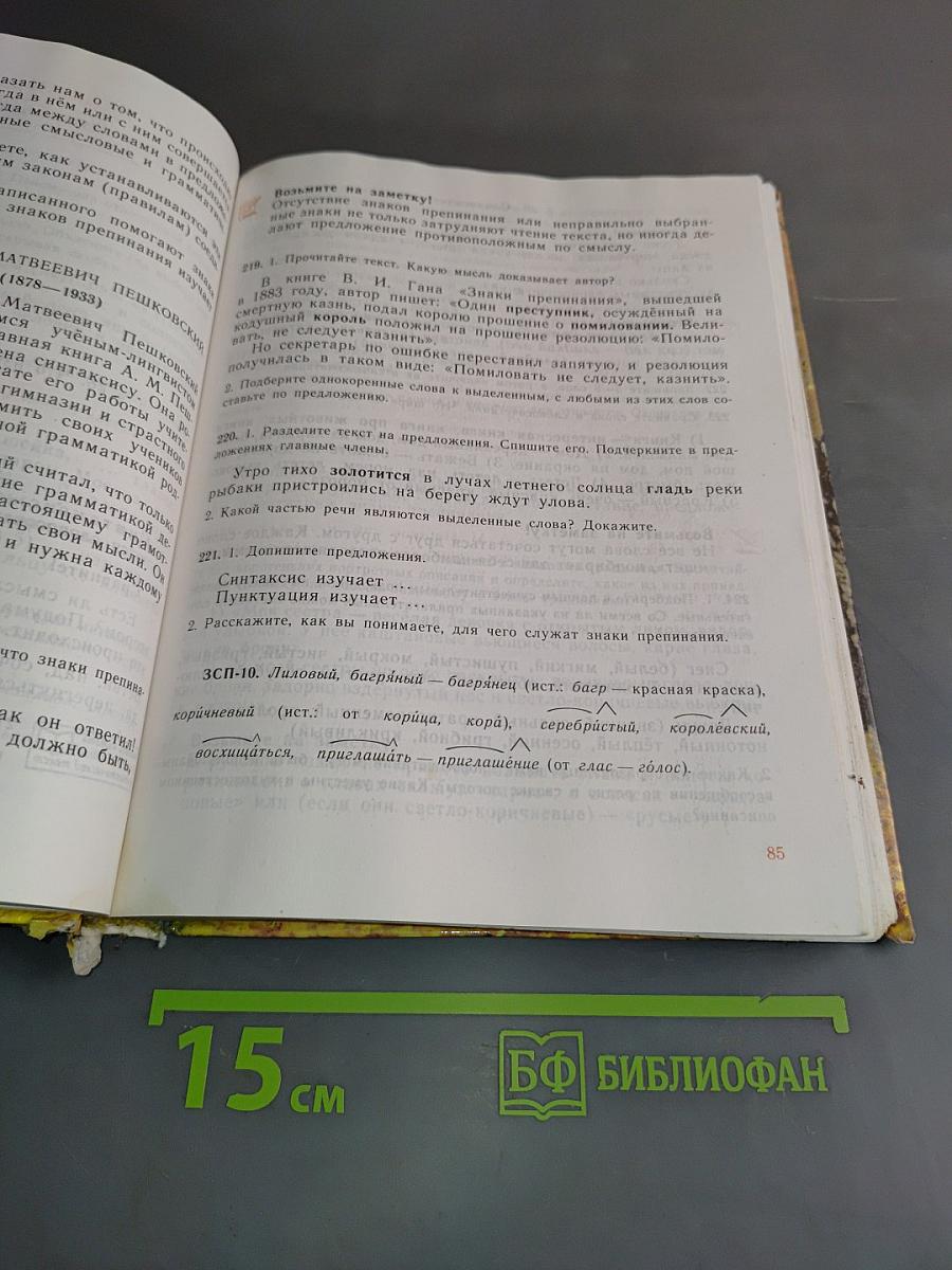 Русский язык. Учебник для 5 класса общеобразовательных учреждений