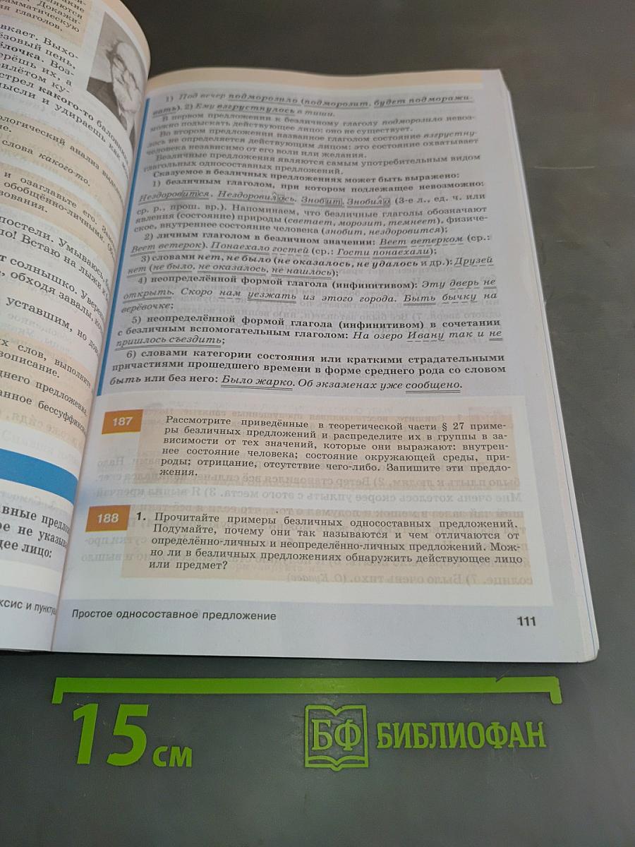 Русский язык. 8 класс. Учебник