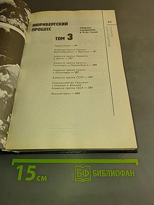 Нюрнбергский процесс. Том 3