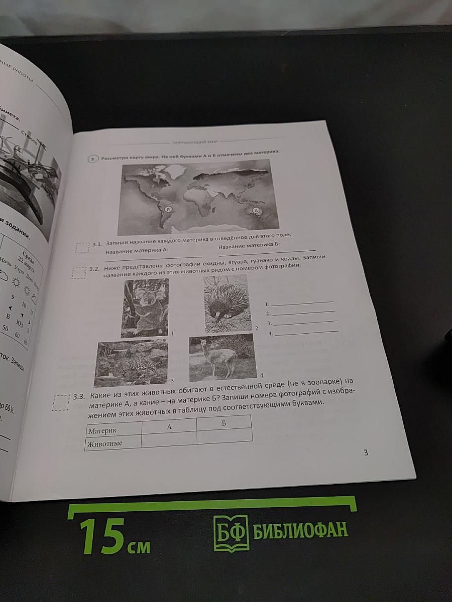 ВПР. Окружающий мир. 1-4 классы. 6 тестов со стандартными бланками. Ответы к заданиям. Рекомендации учителя начальных классов